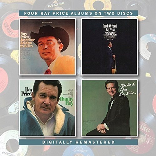 CD cover with four Ray Price album covers, gray background, vinyl records visible.