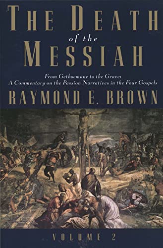 Book cover depicting crucifixion scene with title “The Death of the Messiah.”
