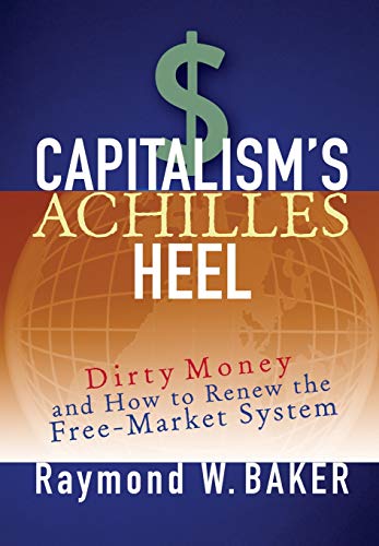 Book cover with title "Capitalism’s Achilles Heel," a globe, and a dollar sign.