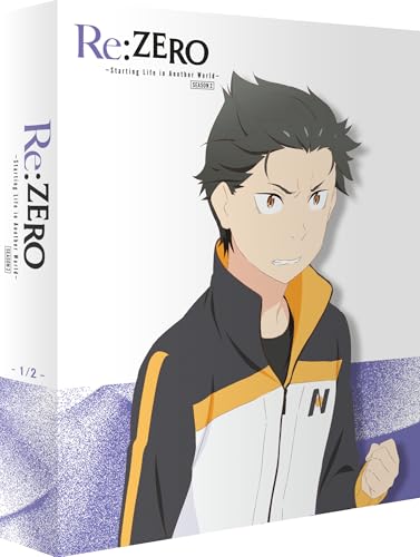 Re:Zero Season 2 Part 1 Blu-ray box with anime character art.