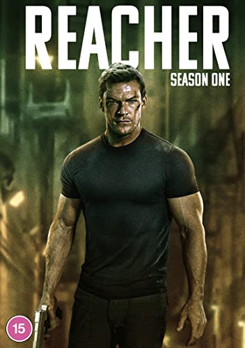 DVD cover art featuring a muscular man in a black t-shirt, titled Reacher.