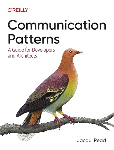 Book cover: "Communication Patterns" with a bird illustration.