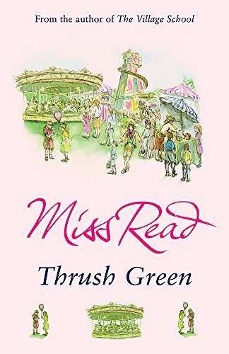 Book cover with watercolor illustration of a fairground and text “Miss Read”.