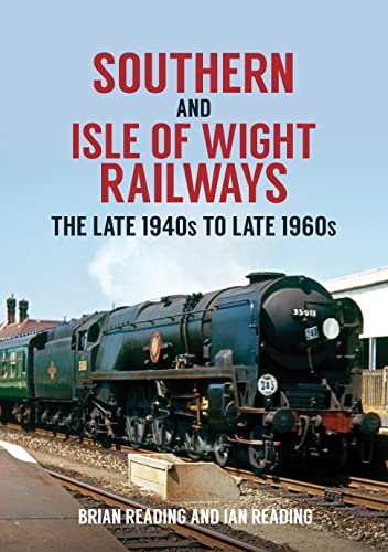 Book cover featuring a steam locomotive from the Southern and Isle of Wight Railways.