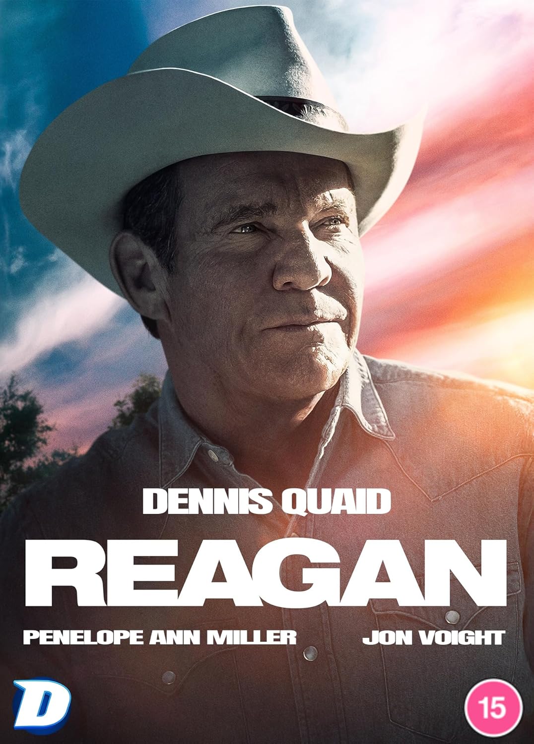 DVD cover art featuring Dennis Quaid wearing a cowboy hat against a sunset background.