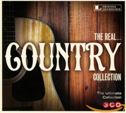 CD cover with acoustic guitar and "The Real... Country Collection" text.