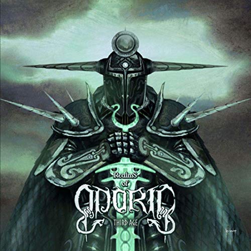 CD cover: armored figure with ornate design and swirling script.