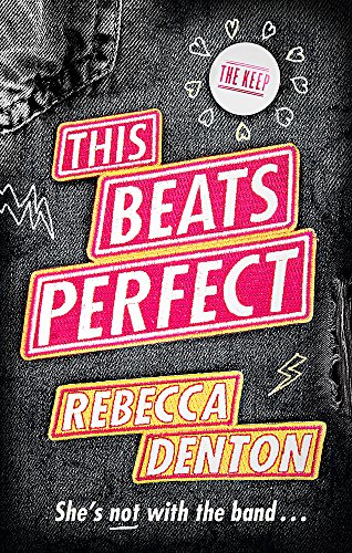 Book cover with stacked red and yellow text on a denim background.