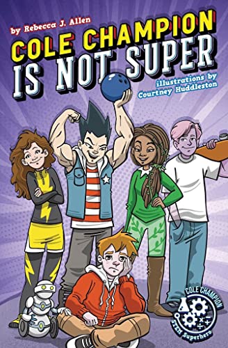 Book cover: cartoon children with a boy holding a bowling ball.