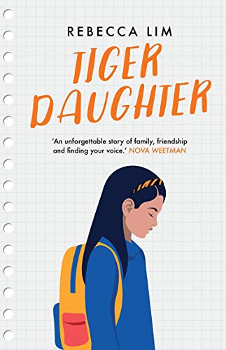 Book cover: illustrated young woman with backpack, titled "Tiger Daughter.