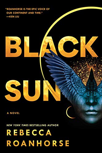 Book cover featuring a blue-winged face against a black background with gold text.