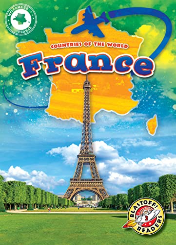 Book cover featuring the Eiffel Tower and a map of France.