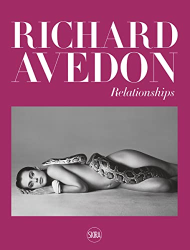 Book cover: "Richard Avedon – Relationships" with a black and white photograph.