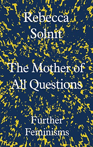 Book cover with white text on a dark blue background with yellow abstract patterns.