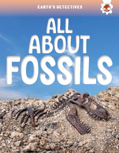 BookL book cover featuring a dinosaur skeleton fossil embedded in sandy ground.