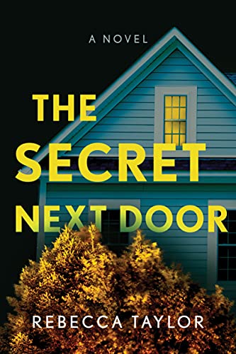 Book cover with a blue house, yellow text, and illuminated window.