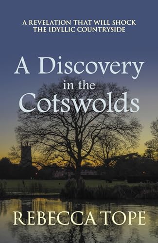 Book cover with a tree silhouetted against a sunset landscape.