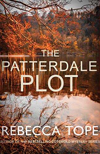 Book cover with landscape, title “The Patterdale Plot” and author Rebecca Tope.