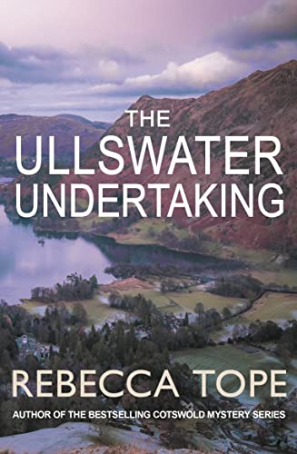 Book cover: lake and mountains backdrop with large white title text.