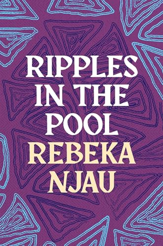 Book cover with white text on a purple, rippled background.