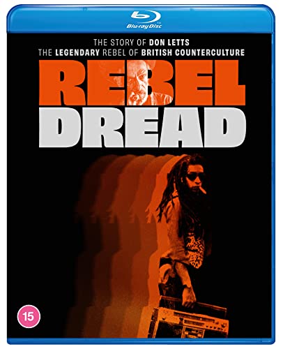 Rebel Dread" Blu-ray cover featuring Don Letts, a musician with dreadlocks.