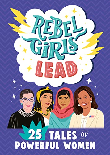 Book cover featuring portraits of Ruth Bader Ginsburg, Nefertiti, Malala, and Kamala Harris.