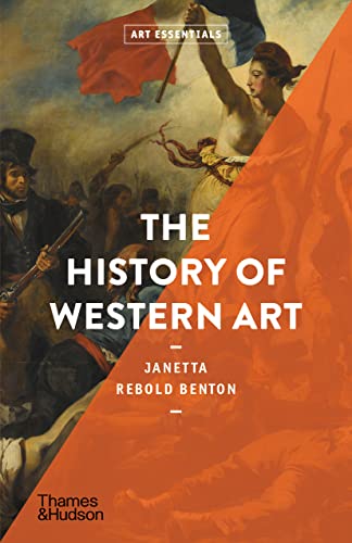 Book cover featuring Delacroix's Liberty Leading the People with a diagonal orange overlay.