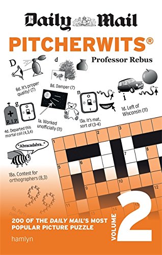 Daily Mail Pitcherwits Volume 2 puzzle book cover with rebus examples.