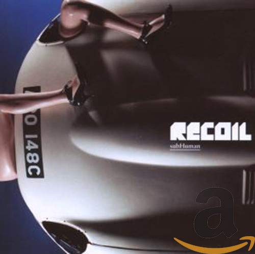 CD cover for Recoil’s “Subhuman” featuring a distorted human form.
