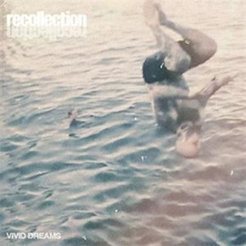 Vinyl album cover: a person diving into rippling water.
