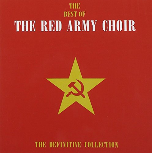 Red Army Choir CD cover with a gold star and hammer & sickle.