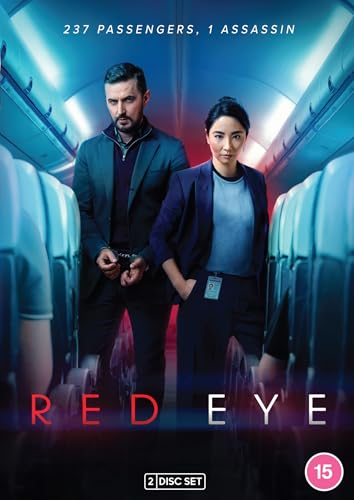 DVD cover for "Red Eye" featuring two people on an airplane.
