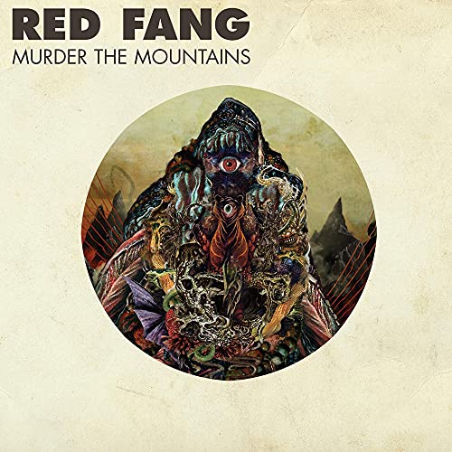 Red Fang album cover: a detailed, surreal mountain creature illustration.