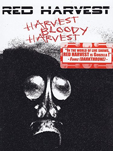 DVD cover for "Red Harvest" featuring a skull and red text.