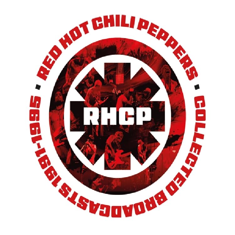 Red Hot Chili Peppers CD cover with band members and red logo.