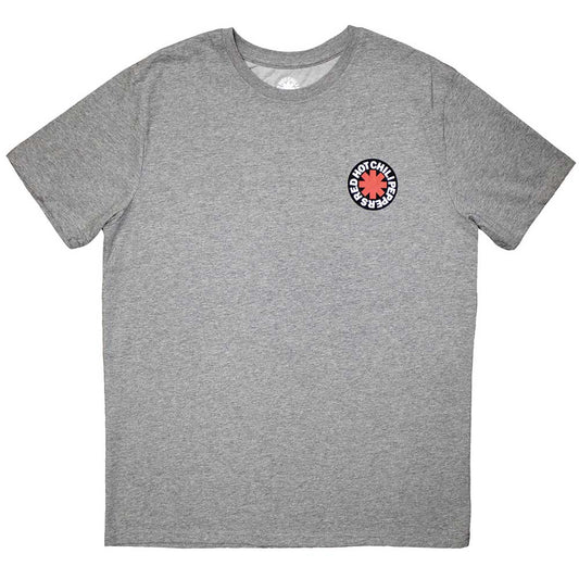 Black unisex t-shirt featuring a small red asterisk logo centered on the chest.