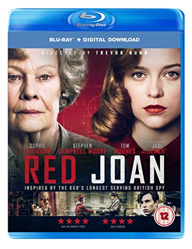 "Blu-ray disc case for 'Red Joan' with cover art and title displayed on the front."