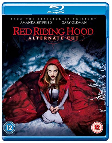 Blue-ray case with image of a girl in a red hooded cloak.