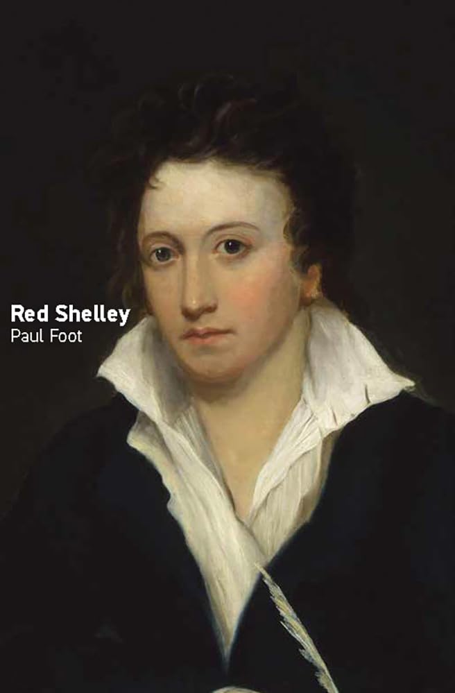 Portrait of a woman, likely Mary Shelley, with dark hair and a white collar.