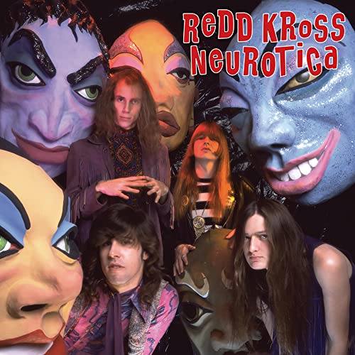 Redd Kross “Neurotica” CD cover featuring band members and surreal masks.