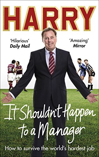 Book cover featuring Harry Redknapp and footballers on a green field.