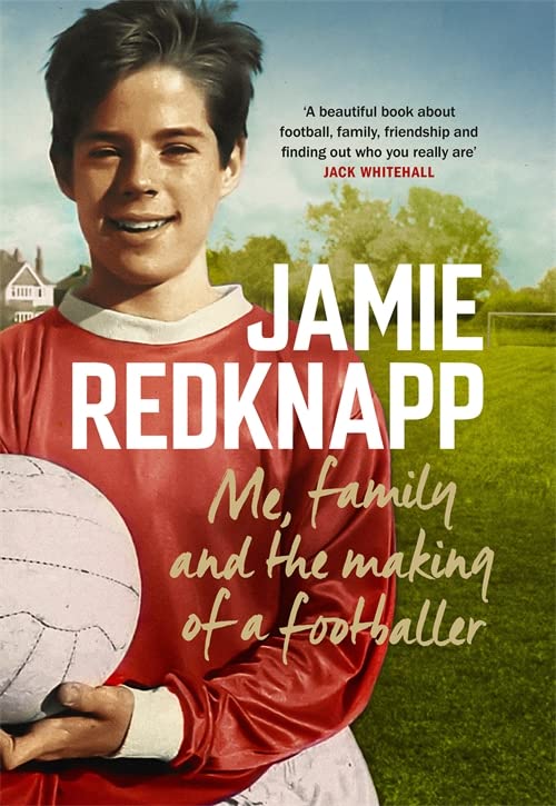 Book cover featuring young Jamie Redknapp in a football kit, smiling.