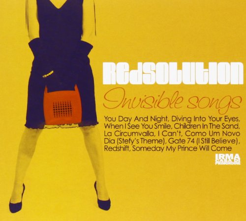 CD cover for Redsolution’s “Invisible Songs” featuring a woman in a dress.
