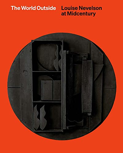 Book cover with a black circular sculpture on a bright orange background.