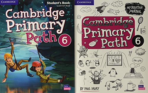 Two Cambridge Primary Path Level 6 textbooks, one with a creative journal.