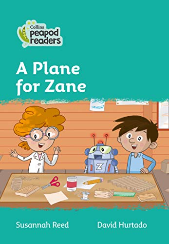 Book cover: children building a plane with a robot helper.
