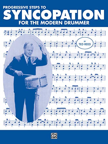 Book cover for Progressive Steps to Syncopation for the Modern Drummer by Ted Reed.
