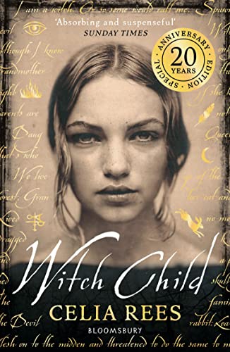 Book cover: "Witch Child" by Celia Rees, featuring a young woman’s face.