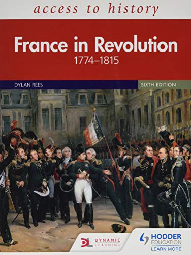 Book cover: “France in Revolution 1774–1815” with historical painting.