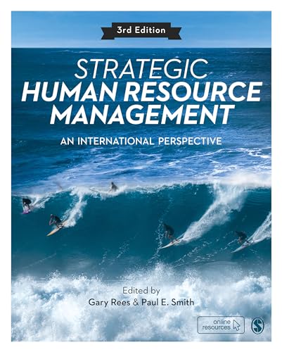 Book cover: "Strategic Human Resource Management" with surfers in waves.